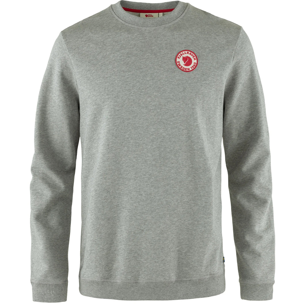 FjällRäven 1960 Logo Sweater | Grey Melange