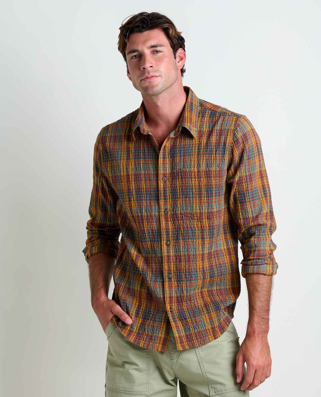 Toad & Co Fletcher LS Shirt | Manzanita Plaid