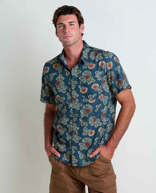 Toad & Co Fletcher SS Shirt | Midnight Thistle