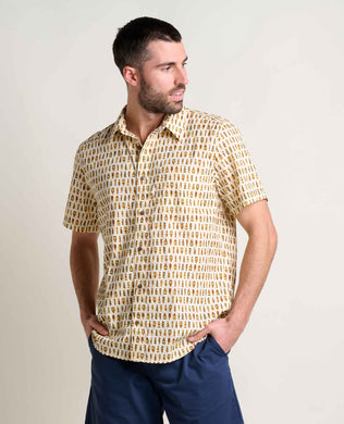 Toad & Co | Fletcher SS Shirt | Umber Hot Sauce