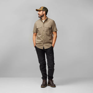 FjällRäven Övik Air Stretch SS Shirt | Suede Brown