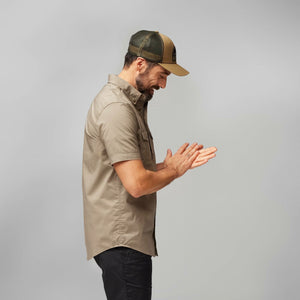 FjällRäven Övik Air Stretch SS Shirt | Suede Brown