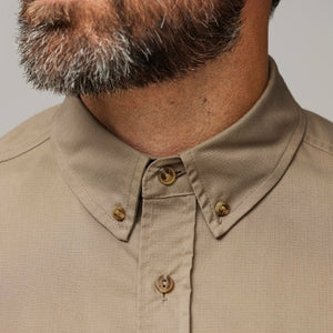 FjällRäven Övik Air Stretch SS Shirt | Suede Brown