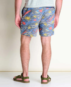 Toad & Co Boundless Pull-On Shorts | Sea Blue Fish