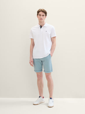 Tom Tailor Slim Chino Shorts | Grey Mint
