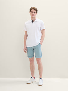 Tom Tailor Slim Chino Shorts | Grey Mint