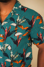 Load image into Gallery viewer, Benson Rosseau SS Camp Shirt | Green Vines