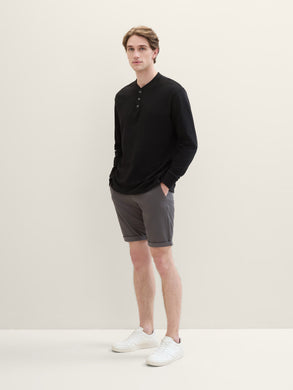 Tom Tailor Slim Chino Shorts | Tarmac Grey