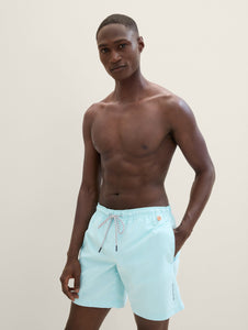 Tom Tailor Swim Trunks | Washed Out Middle Blue