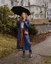 Load image into Gallery viewer, MERNINI | THE MERNINI RAINCOAT | MIDNIGHT BLUE