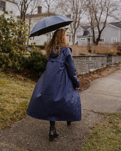 MERNINI | THE MERNINI RAINCOAT | MIDNIGHT BLUE