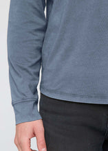 Load image into Gallery viewer, DU/ER | No Sweat  | PurePima Vintage Henley | Washed Stone Blue