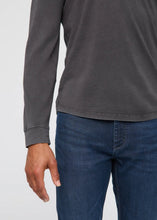 Load image into Gallery viewer, DU/ER | No Sweat  | PurePima Vintage Henley | Washed Grey