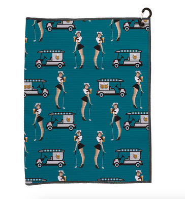 2 UNDR | MICROFIBER GOLF TOWEL | CART GIRL