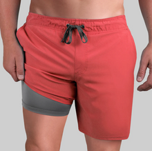 Load image into Gallery viewer, 2 UNDR | JUICY 2 IN 1 SHORTS | CORAL