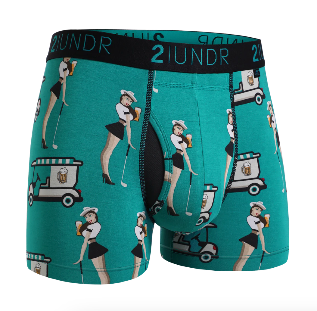 2 UNDR | Swing Shift Printed Trunk | CART GIRL