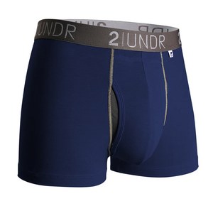 2 UNDR | Swing Shift Printed Trunk | NAVY/GREY