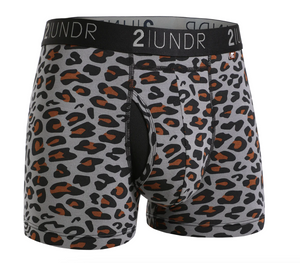 2 UNDR | Swing Shift Printed Trunk | LEOPARD
