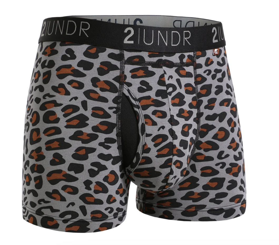 2 UNDR | Swing Shift Printed Trunk | LEOPARD