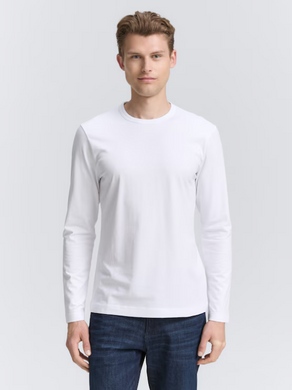 Tom Tailor | Fitted Long Sleeve Shirt | White