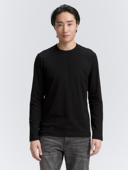 Tom Tailor | Fitted Long Sleeve Shirt | Black