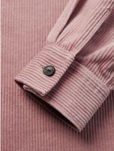 Load image into Gallery viewer, STONE ROSE | Long Sleeve Corduroy Shirt | Dark Pink