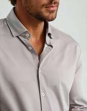 Load image into Gallery viewer, STONE ROSE | Long Sleeve Apex Pique Shirt | Dark Brown