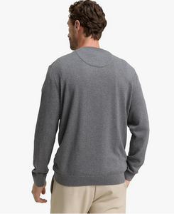 Tom Tailor | Basic Crewneck Knit Jumper | Dark Grey Melange