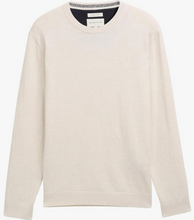 Load image into Gallery viewer, Tom Tailor | Basic Crewneck Knit Jumper | Sweet Butter Cream Mix