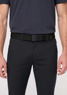 DU/ER | Reversible Stretch Belt | Black/Charcoal