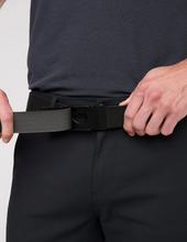 Load image into Gallery viewer, DU/ER | Reversible Stretch Belt | Black/Charcoal