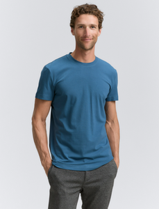 Tom Tailor | Fitted Basic T-Shirt | Real Teal Blue