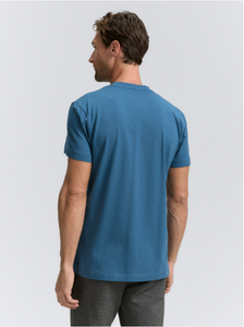 Tom Tailor | Fitted Basic T-Shirt | Real Teal Blue