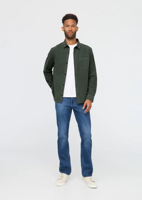 DU/ER | No Sweat Moleskin Shirt| Peat