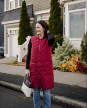 Load image into Gallery viewer, MERNINI | THE LONG LINER | Merlot Red