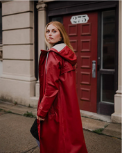 Load image into Gallery viewer, MERNINI | THE PETITE RAINCOAT |Merlot Red