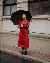 Load image into Gallery viewer, MERNINI | THE PETITE RAINCOAT |Merlot Red