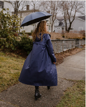 Load image into Gallery viewer, MERNINI | THE PETITE RAINCOAT | Midnight Blue