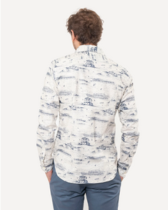 18 Waits | LS Dylan Shirt Flannel| Seaside Dusk