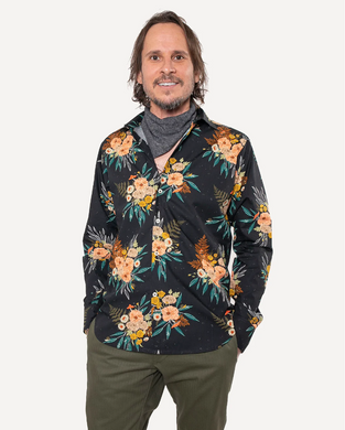 18 Waits | LS Dylan Shirt| Moon Forest