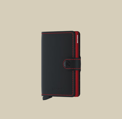 Secrid | MiniWallet | Matte Black/Red