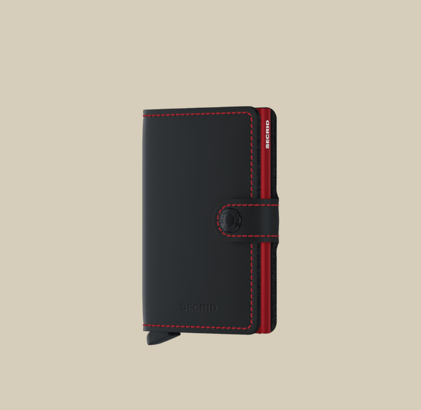 Secrid | MiniWallet | Matte Black/Red