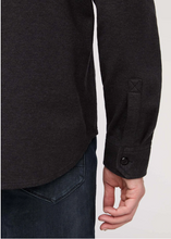 Load image into Gallery viewer, DU/ER | Performance Flannel Button Down| Heather Black