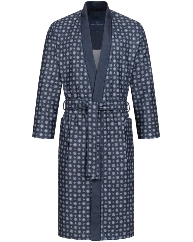 Morgenstern | Men's Bathrobe/Dressing Gown| Ken-Navy