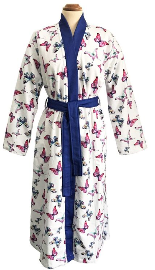 Morgenstern | Women's Bathrobe/Dressing Gown| Farfalla-Butterfly