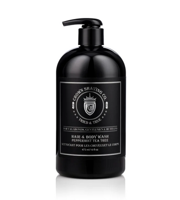 Crown Shaving|  Deluxe Hair & Body Wash | Peppermint and Tea Tree