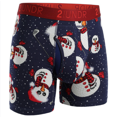 2 UNDR | Swing Shift Printed Boxer Brief| Frosty Balls