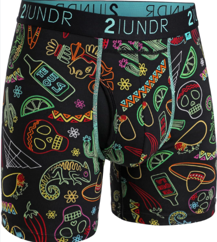 2 UNDR | Swing Shift Printed Boxer Brief | Juarez