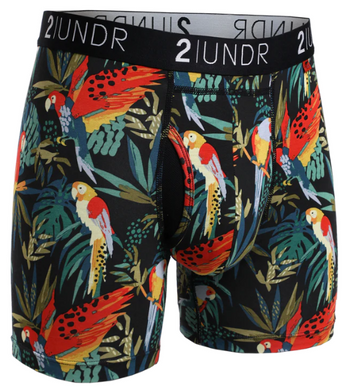 2 UNDR | Swing Shift Printed Boxer Brief |Parrot
