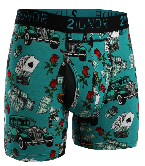 2 UNDR | Swing Shift Printed Trunk | Mobsters